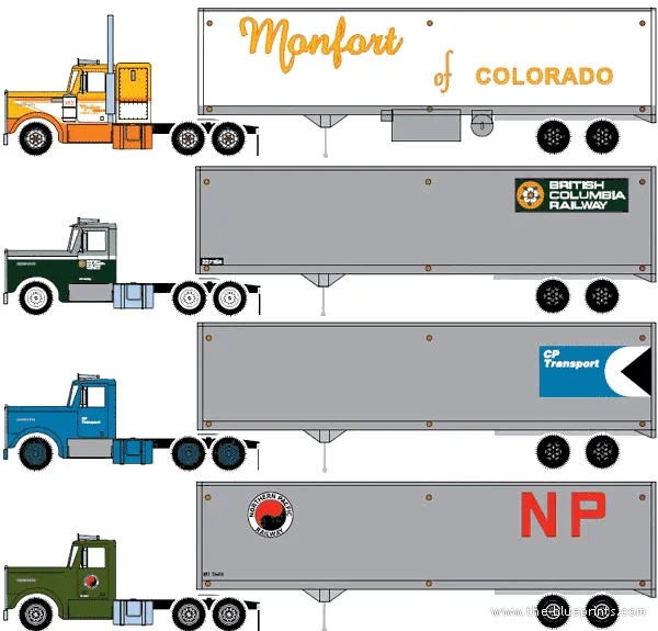 The-Blueprints.com - Blueprints > Camiones > Kenworth > Kenworth ... The-Blueprints.com - Blueprints > Camiones > Kenworth > Kenworth ...