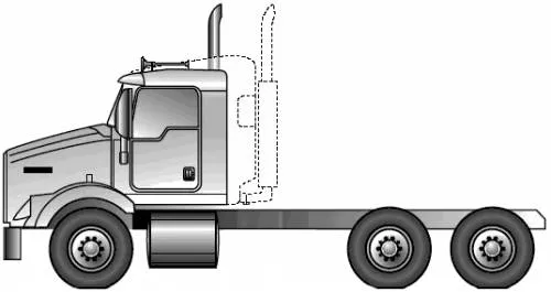 The-Blueprints.com - Blueprints > Camiones > Kenworth > Kenworth ... The-Blueprints.com - Blueprints > Camiones > Kenworth > Kenworth ...