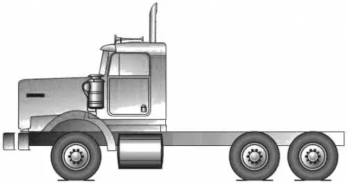 The-Blueprints.com - Blueprints > Camiones > Kenworth > Kenworth ...