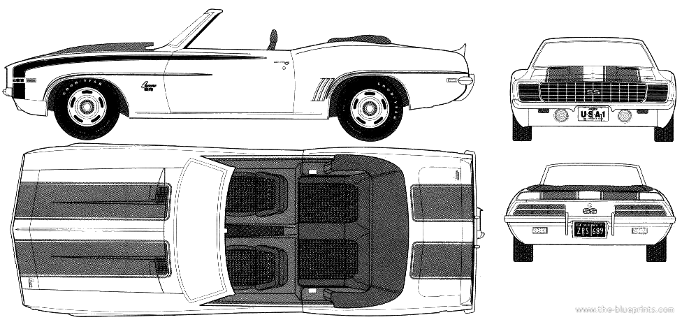 Camaro antiguo para dibujar - Imagui