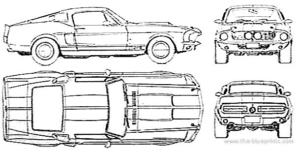 The-Blueprints.com - Blueprints > Coches > Ford > Ford Mustang ... The-Blueprints.com - Blueprints > Coches > Ford > Ford Mustang ...