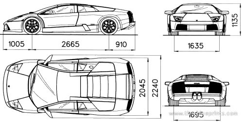 The-Blueprints.com - Blueprints > Coches > Lamborghini ... The-Blueprints.com - Blueprints > Coches > Lamborghini ...