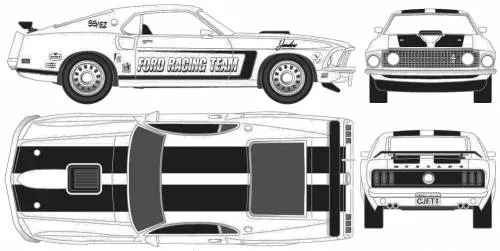 The-Blueprints.com - Blueprints > Coches > Ford > Ford Mustang ... The-Blueprints.com - Blueprints > Coches > Ford > Ford Mustang ...