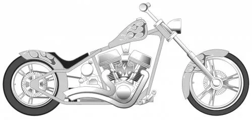 The-Blueprints.com - Blueprints > Motocicletas > Harley-Davidson ...