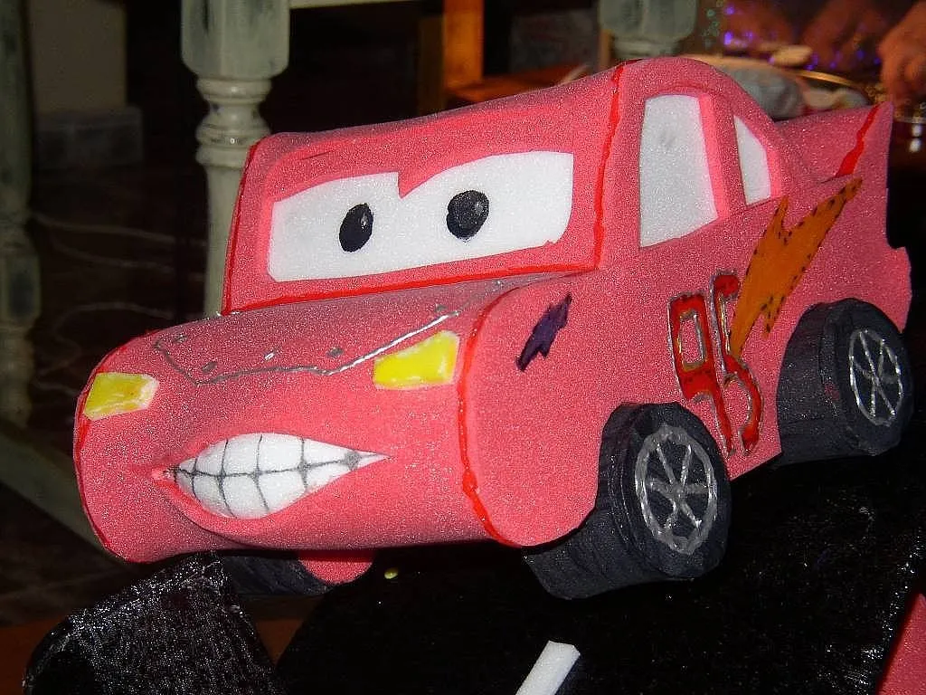 The Cars" en foamy | Aprender manualidades es facilisimo. The Cars" en foamy | Aprender manualidades es facilisimo.