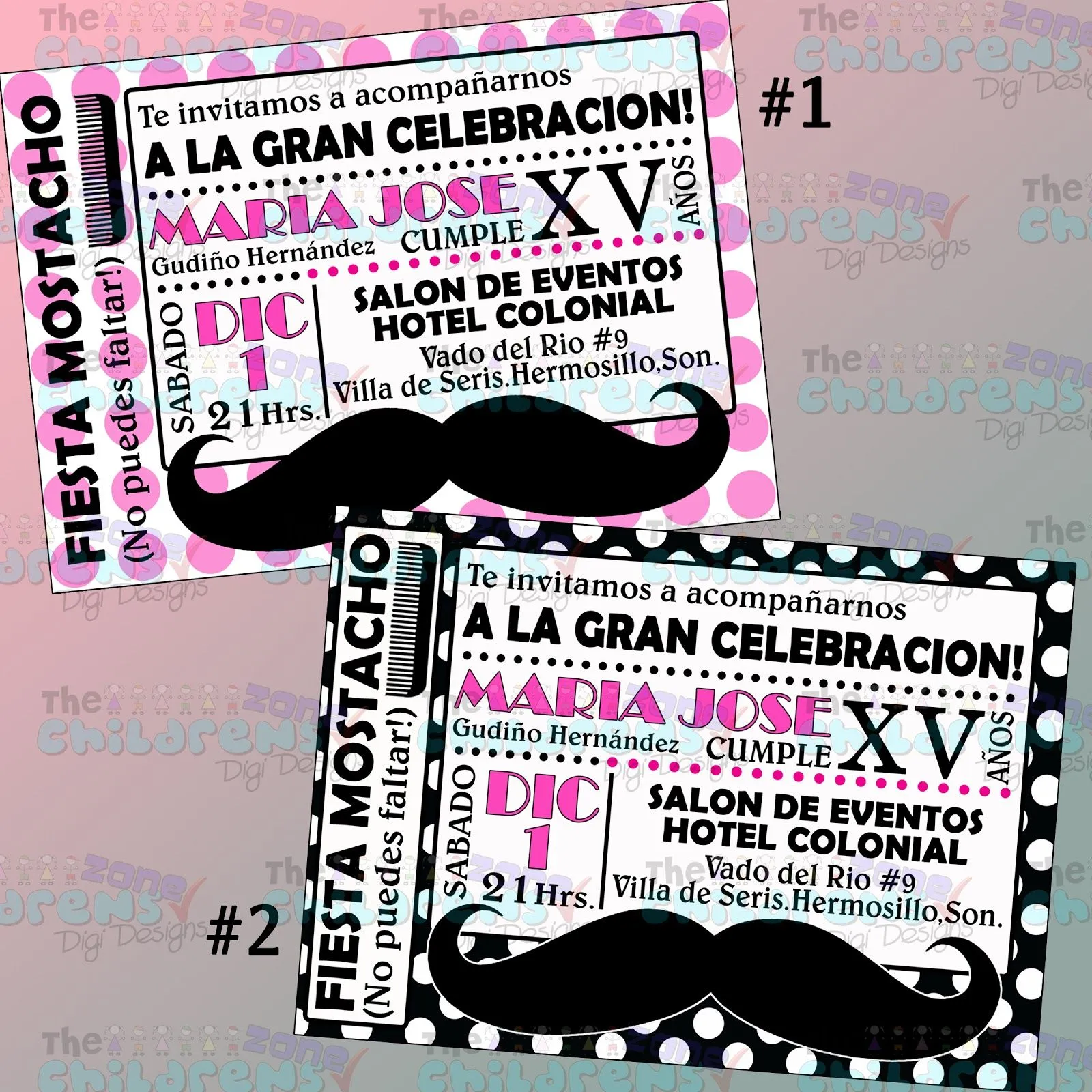 The Childrens Zone Digi Designs: Invitaciones XV Años The Childrens Zone Digi Designs: Invitaciones XV Años