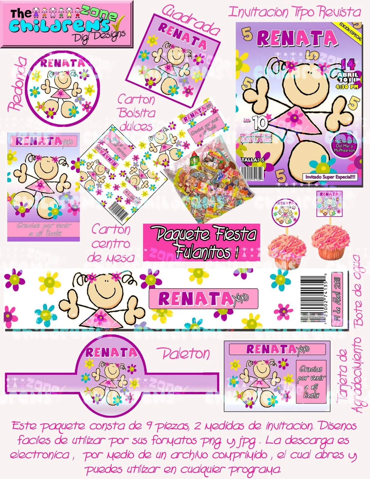 The Childrens Zone Digi Designs: Paquete Fiesta Fulanitos 1 The Childrens Zone Digi Designs: Paquete Fiesta Fulanitos 1