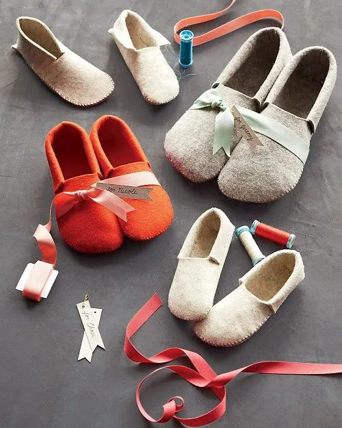 The English Company: Felt Slippers (Zapatillas de fieltro ...