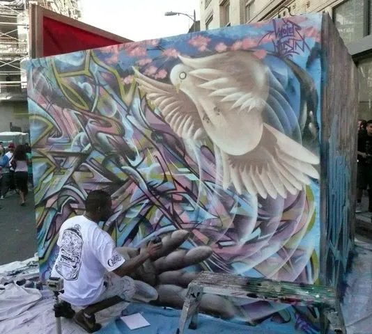 The fifth annual Estria Invitational Graffiti Battle takes Los ...