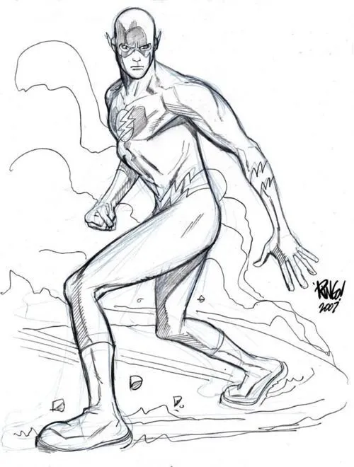 The Flash | Dibujos para colorear!! | Pinterest | The Flash