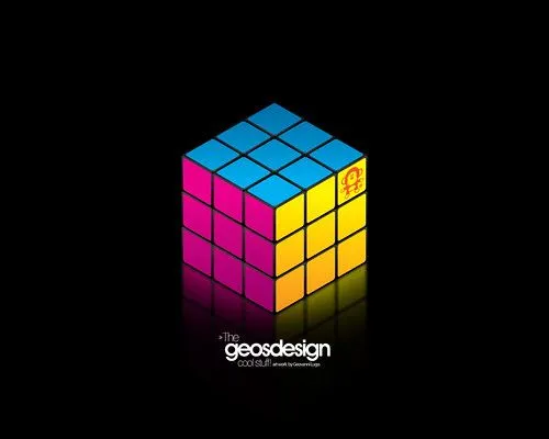 the geosdesign cool stuff!: geosdesign® CMYK cube wallpaper
