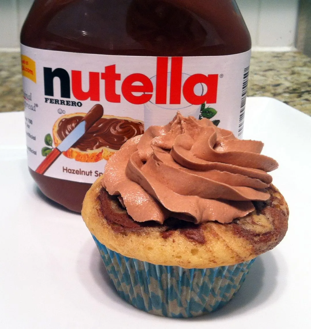 The Great Cupcake Adventure: Nutella Cupcakes The Great Cupcake Adventure: Nutella Cupcakes