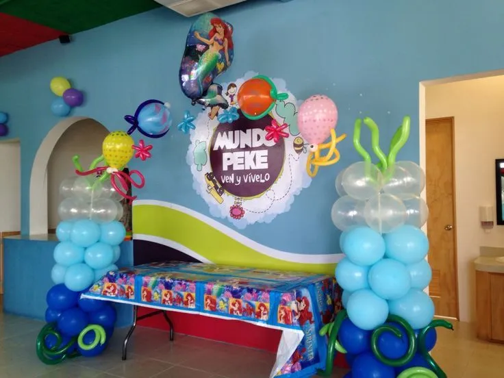 The little mermaid arch balloon, Sirenita arco de globos, Sirenita ... The little mermaid arch balloon, Sirenita arco de globos, Sirenita ...