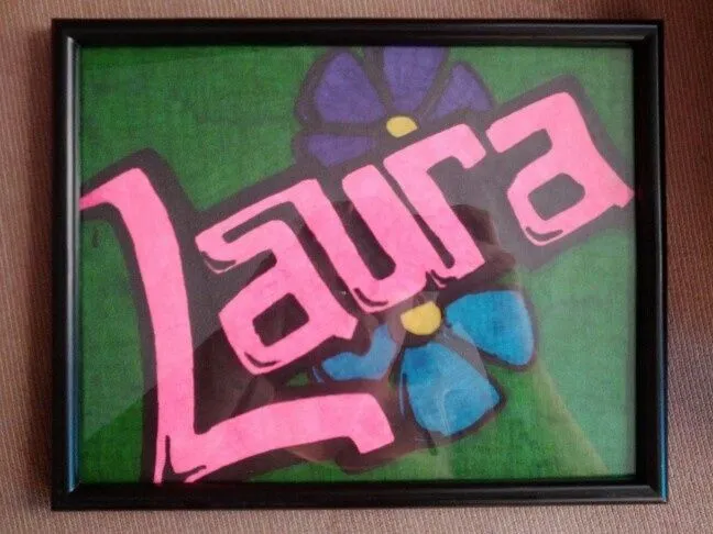 The Name Laura In Graffiti - graffiti name ipads in the art room ...