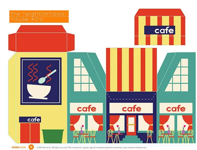 The Neighborhood – Printable Paper Toy Town « mari richards design