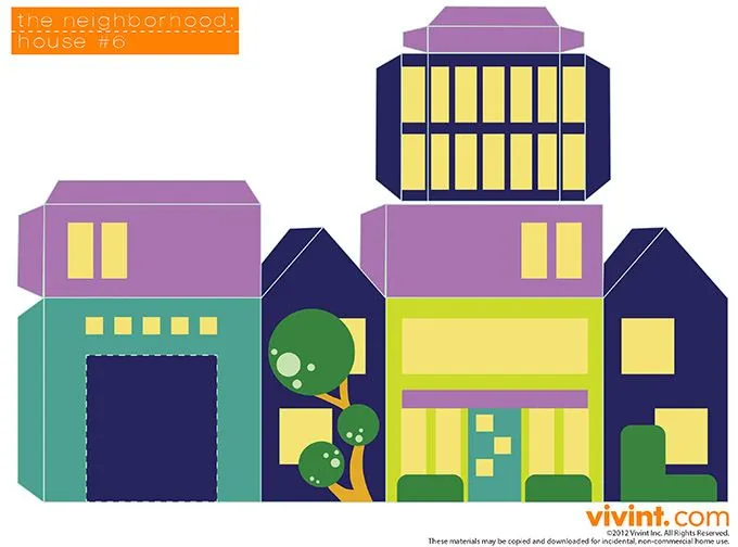 The Neighborhood – Printable Paper Toy Town « mari richards design