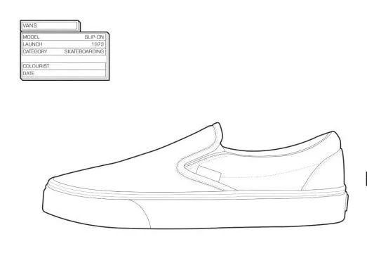 The sneaker coloring book', zapatillas retro para colorear tus ...