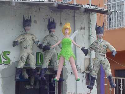 The Streets of Reynosa, A Walk Down Pinata Row. The Streets of Reynosa, A Walk Down Pinata Row.