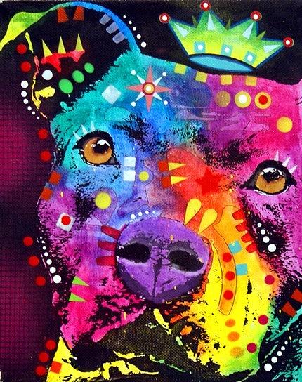 The Thoughtful Pitbull Crowned by Dean Russo