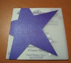 Invitaciónes estrellas 15 años - Imagui