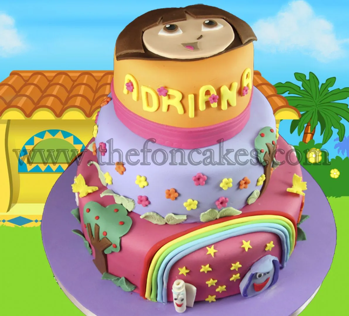 TheFonCakes - Sevilla ®: Tarta DORA LA EXPLORADORA TheFonCakes - Sevilla ®: Tarta DORA LA EXPLORADORA