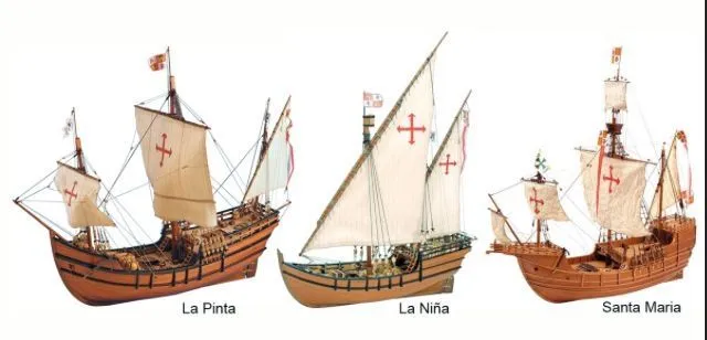 These were the three ships that were used in Christopher ... These were the three ships that were used in Christopher ...