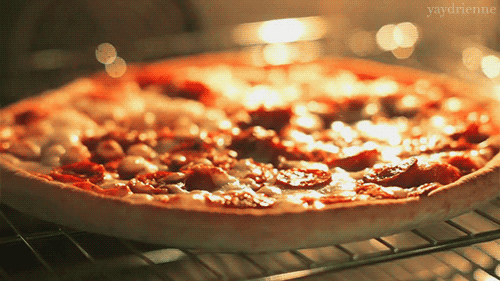 THEY'RE DELICIOUS! :: Animated Pizza Gifs by Clint Ecker