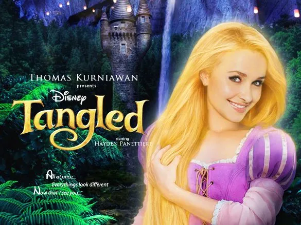 Thomas Kurniawan's Portfolio: Disney Princess Celebrity : Rapunzel ...