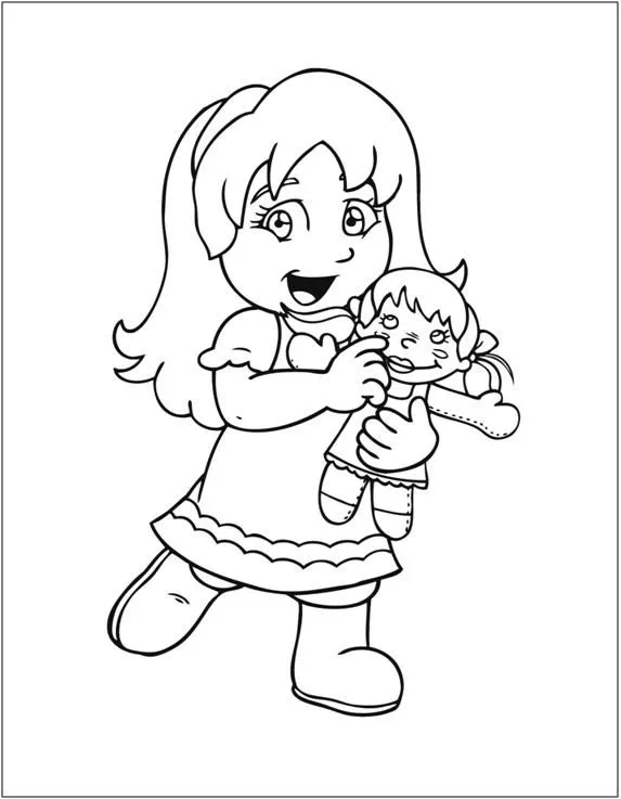 Tia para colorear - Imagui Tia para colorear - Imagui