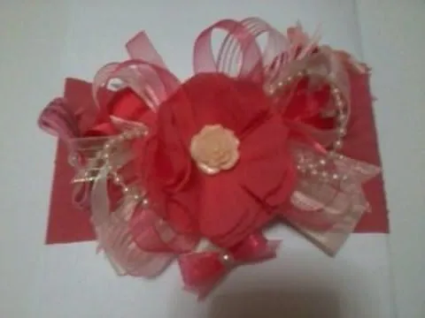 Como hacer una tiara de fiesta para bebe con un bonito moño - YouTube