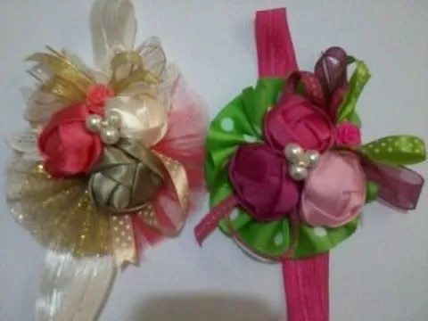 COMO HACER UNA TIARA CON FLOR DE BOTON DE ROSA - YouTube