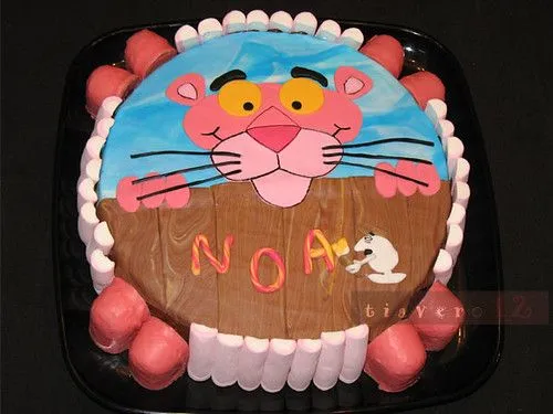 tiavero12: tarta pantera rosa 2