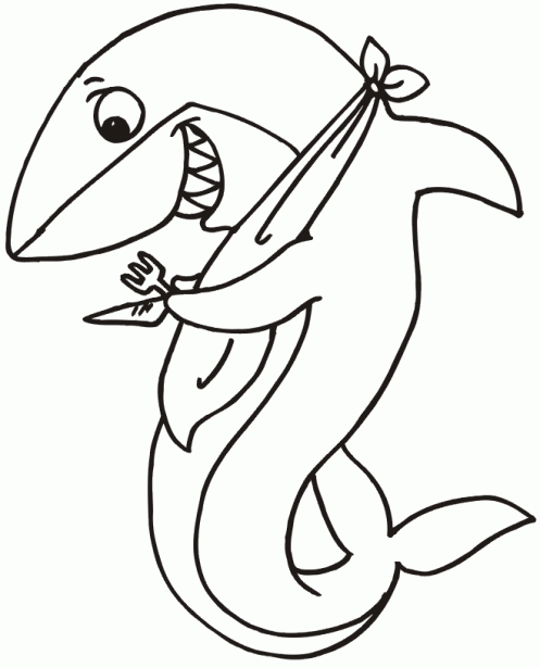 Tiburón con babero
