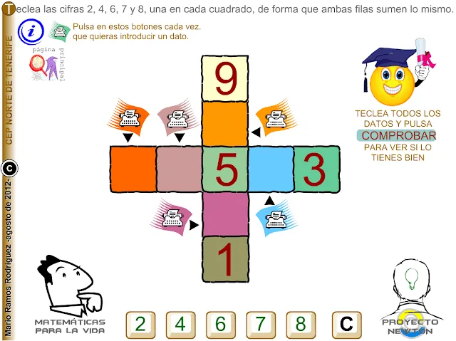Las TIC en Primaria: MATEMÁTICAS PARA LA VIDA: JUEGOS PARA PENSAR Las TIC en Primaria: MATEMÁTICAS PARA LA VIDA: JUEGOS PARA PENSAR