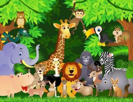 Animales_selva_muralesyvinilos ...
