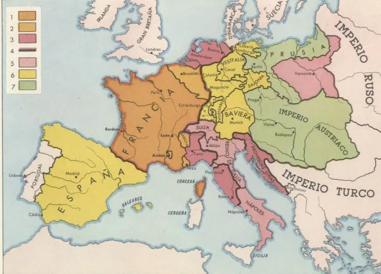 El pasado del tiempo: Mapas de Europa en el siglo XIX El pasado del tiempo: Mapas de Europa en el siglo XIX