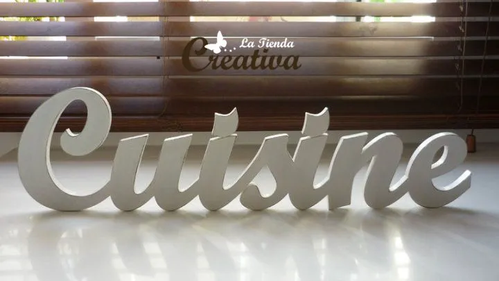 La Tienda Creativa - Letras para decorar y mucho más: Letras de madera