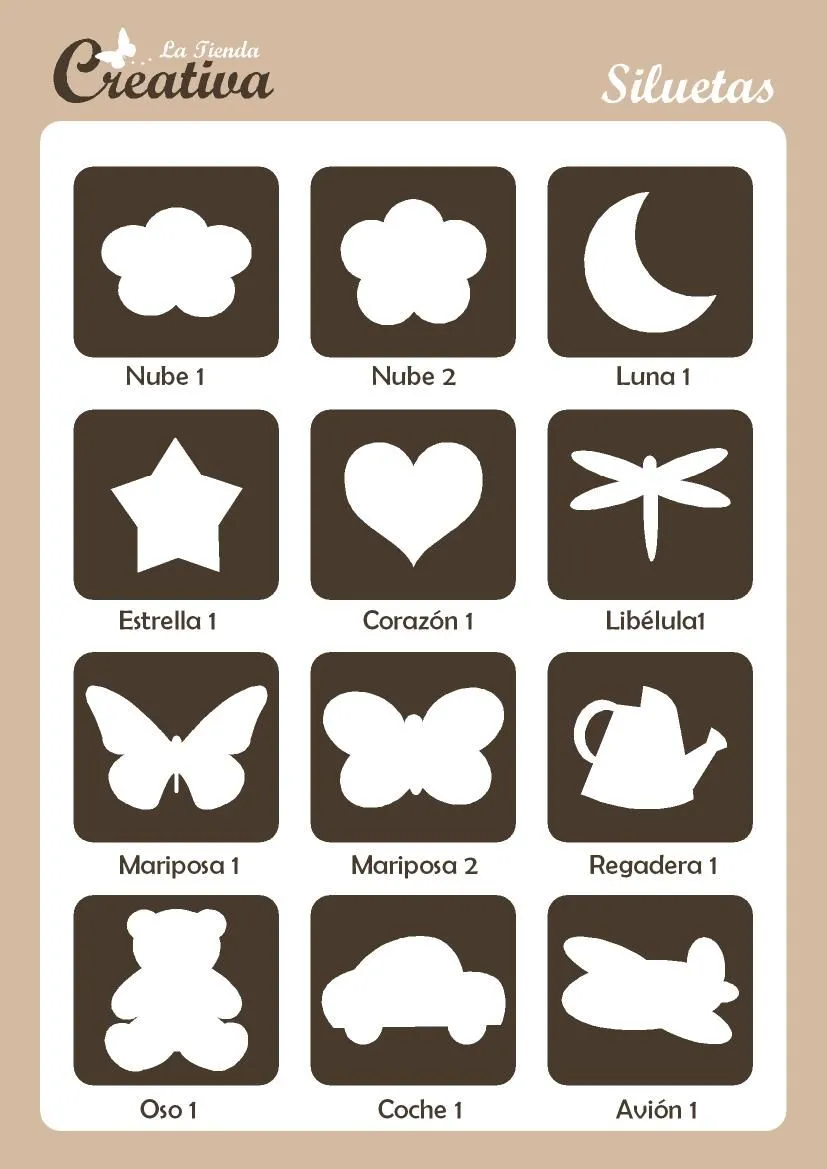 La Tienda Creativa - Letras para decorar y mucho más: Siluetas dm ... La Tienda Creativa - Letras para decorar y mucho más: Siluetas dm ...