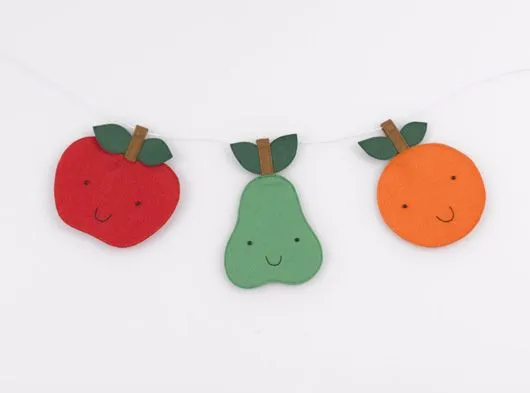 Comorealizar un movil de frutas en foami - Imagui