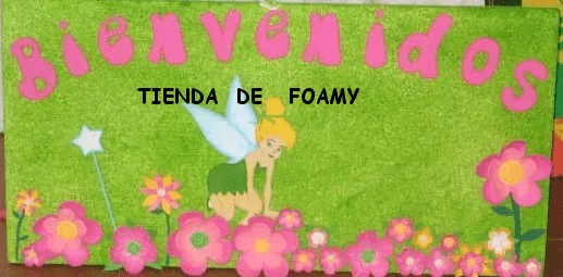 OAMY: CARTEL DE BIENVENIDO A MI FIESTATIENDA DE F