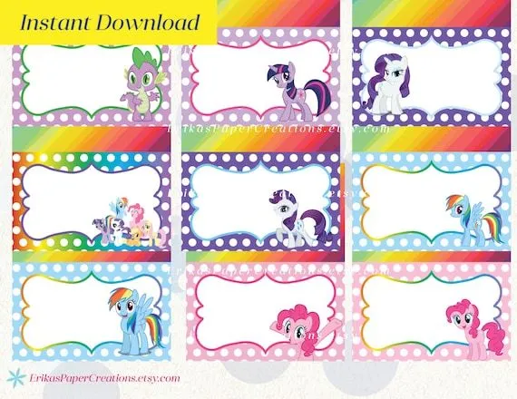 Mi Tienda Little Pony para imprimir por ErikasPaperCreations Mi Tienda Little Pony para imprimir por ErikasPaperCreations