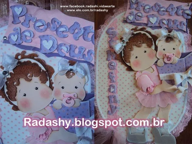 Tierna placa de puerta para bebe | Todo en GOMA EVA Tierna placa de puerta para bebe | Todo en GOMA EVA