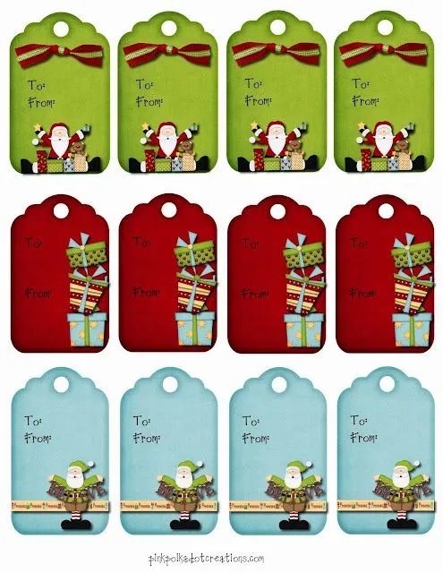 Tiernas etiquetas para Navidad, para Imprimir Gratis. | Ideas y ...