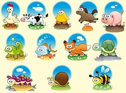 Tierno Vector de dibujos animados Vector de dibujos animados ... Tierno Vector de dibujos animados Vector de dibujos animados ...