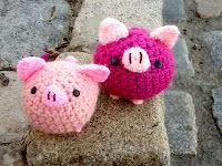 tiernos cerditos rosas