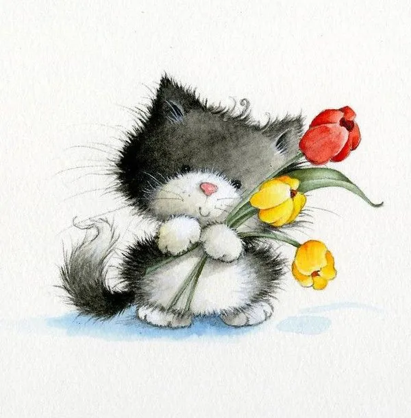 Gatitos anime tiernos - Imagui
