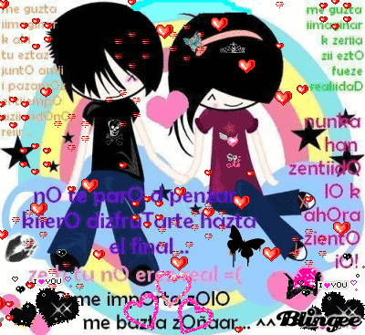 emos enamorados Fotografía #78395775 | Blingee.com