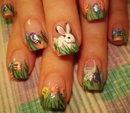 Tiernos Modelos de uñas para estas Pascuas 2014 | Moda, vestidos ...