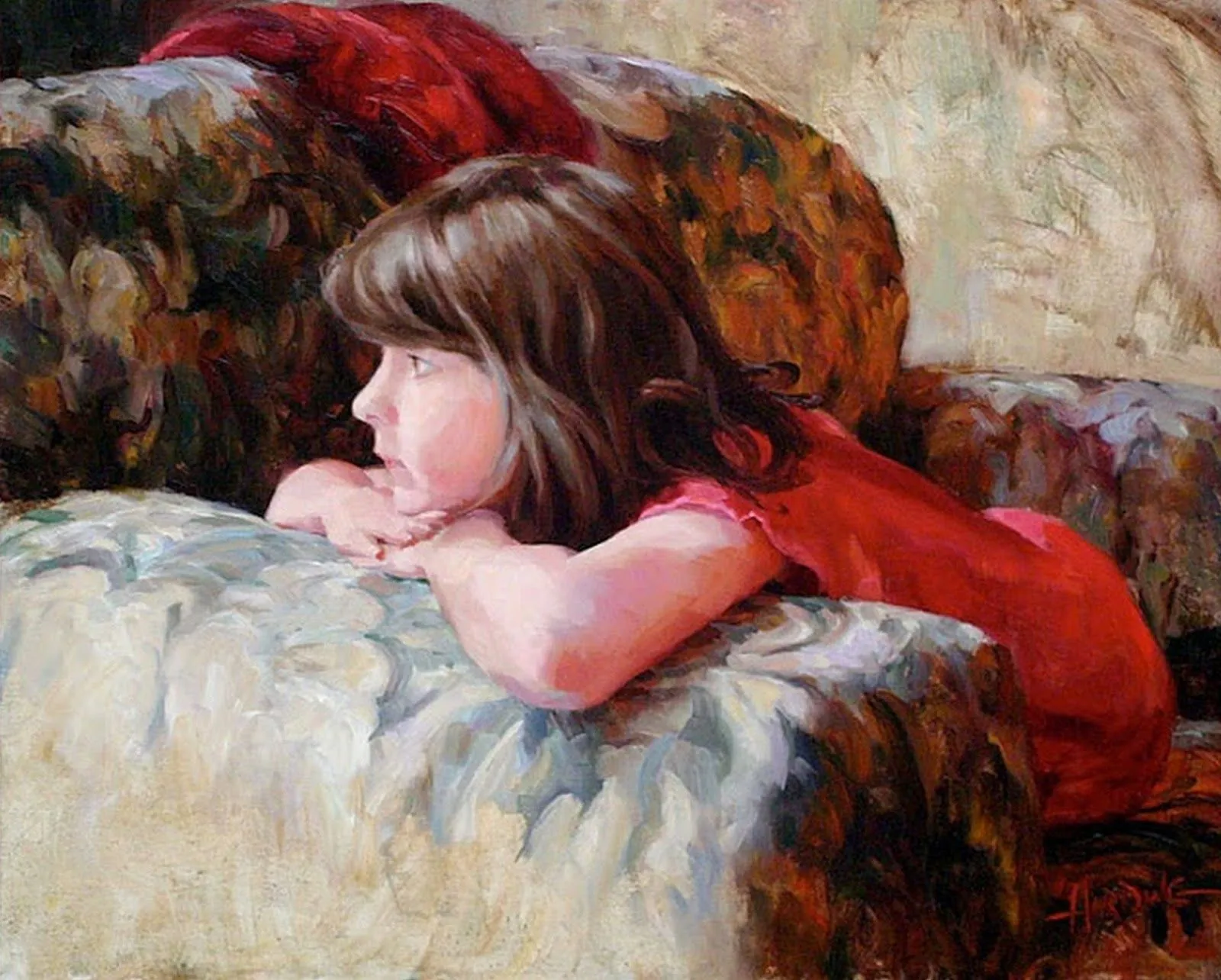 Tiernos Retratos de Niñas, Pinturas al Óleo | Bodegones y Paisajes ... Tiernos Retratos de Niñas, Pinturas al Óleo | Bodegones y Paisajes ...