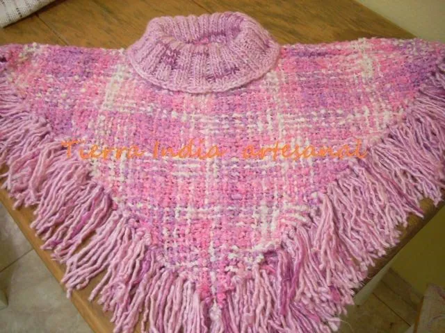 TIERRA INDIA : "PONCHO CRUZADO"